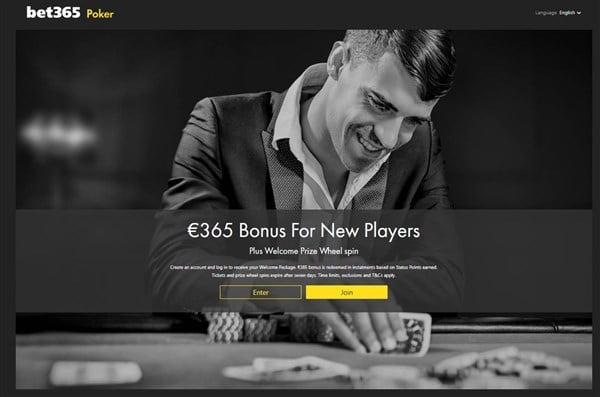 Bet365 poker offers